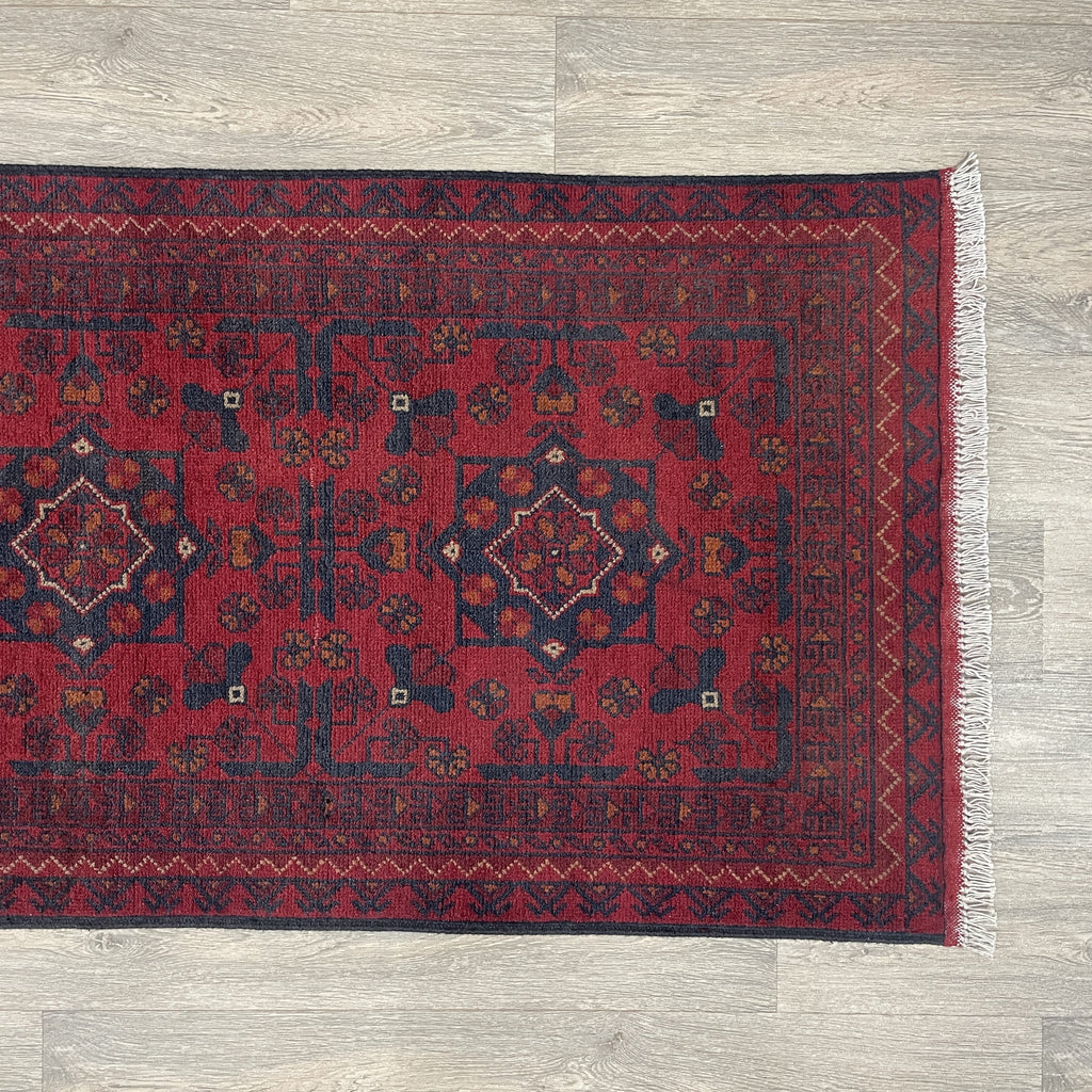 314 x 79 cm | Afghan Khal Muhammadi Runner - Khorasan Rugs
