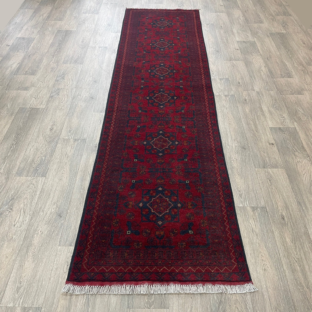 314 x 79 cm | Afghan Khal Muhammadi Runner - Khorasan Rugs