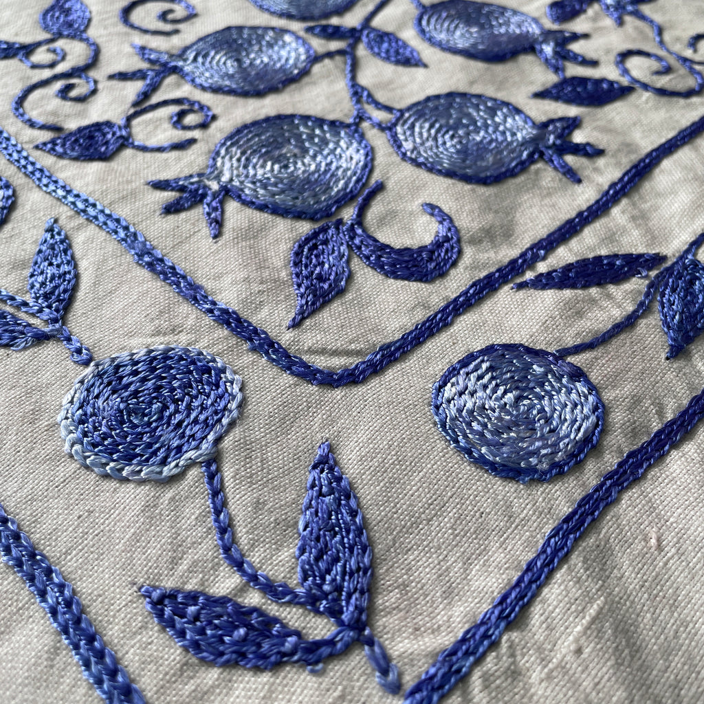 Uzbek Suzani Table Throw