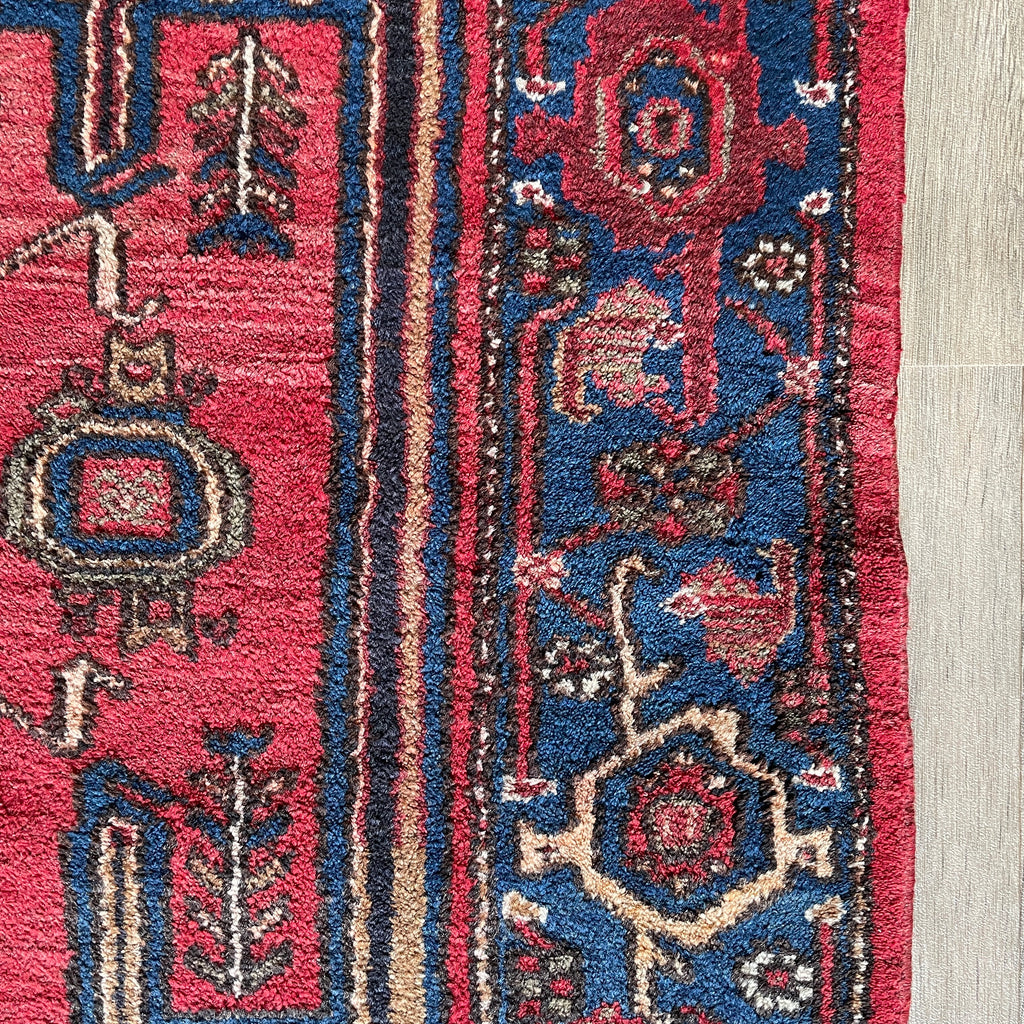 Old Persian Hamadan Rug c. 1970