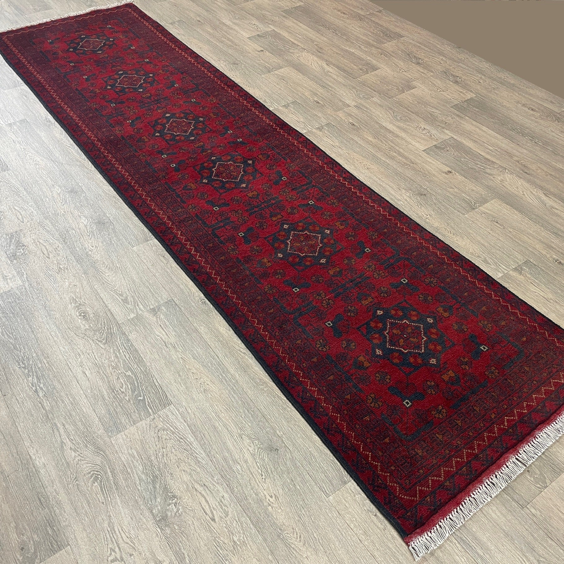 314 x 79 cm | Afghan Khal Muhammadi Runner - Khorasan Rugs