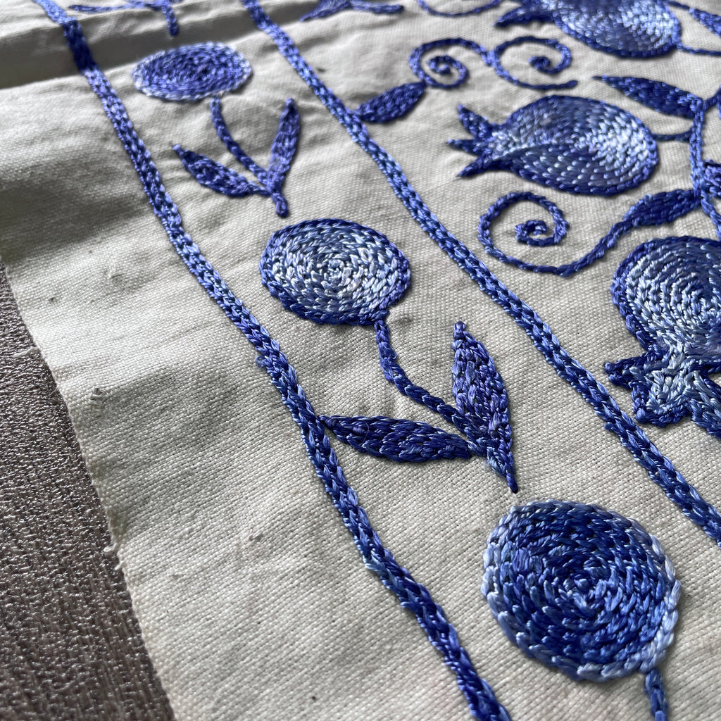 Uzbek Suzani Table Throw