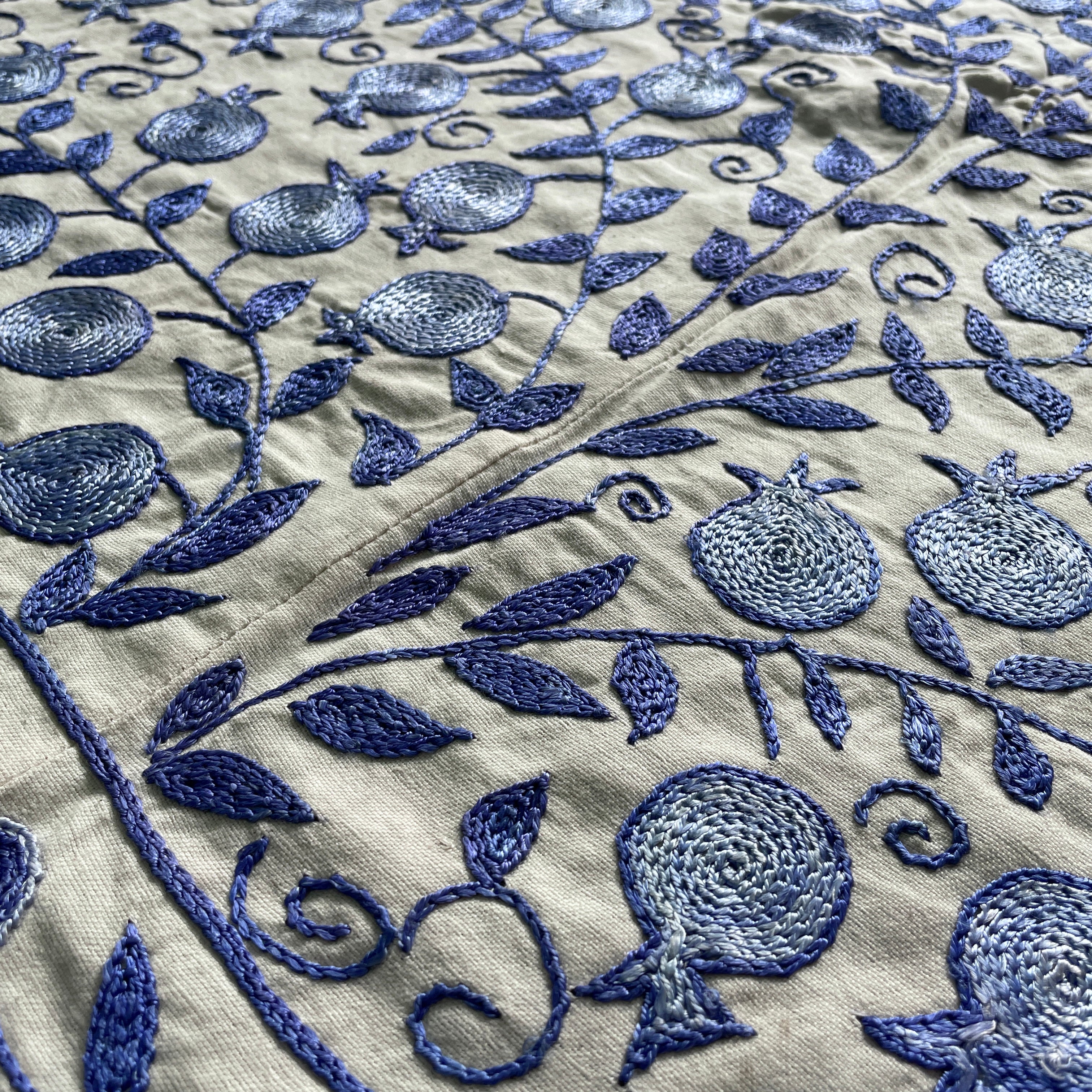 Uzbek Suzani Table Throw