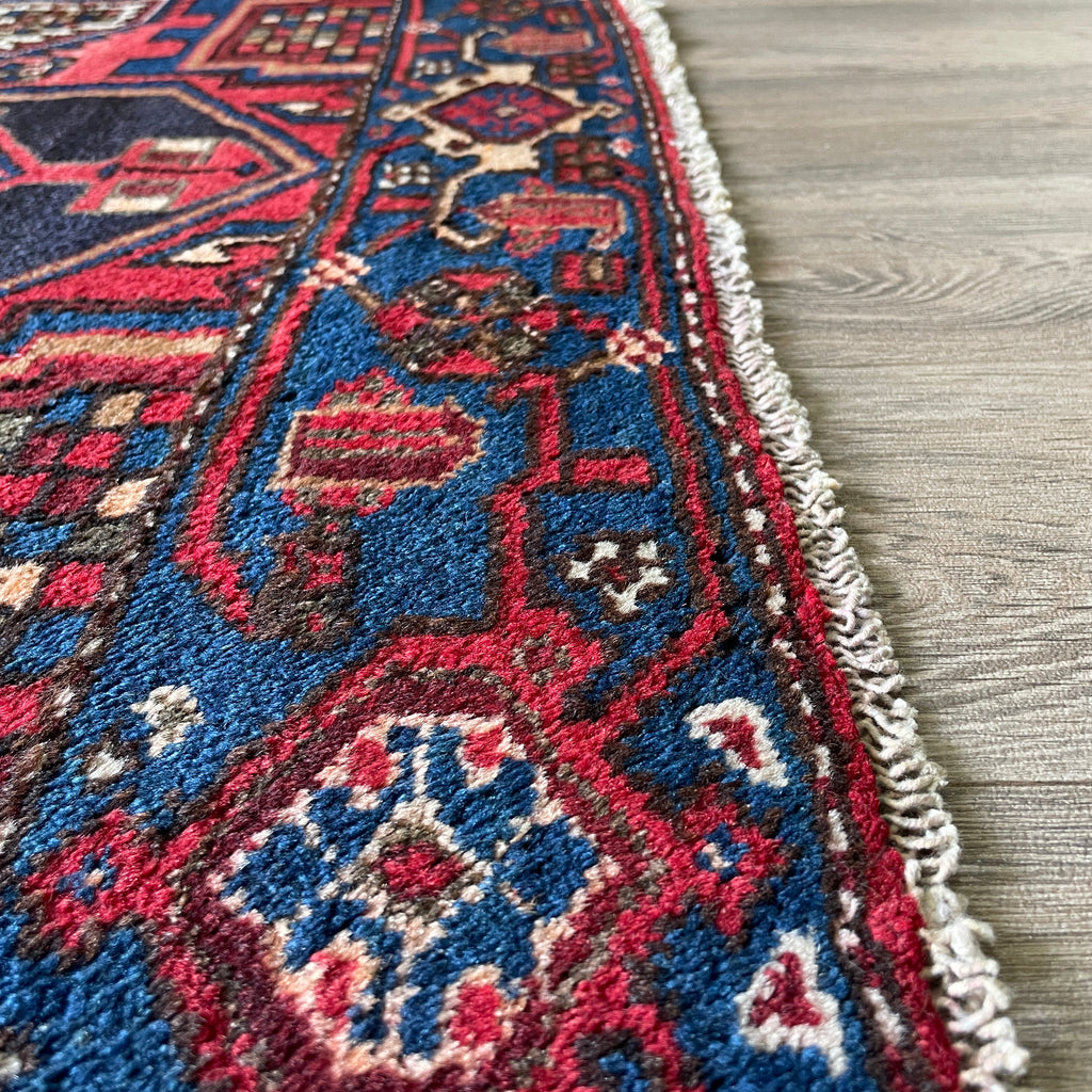 Old Persian Hamadan Rug c. 1970