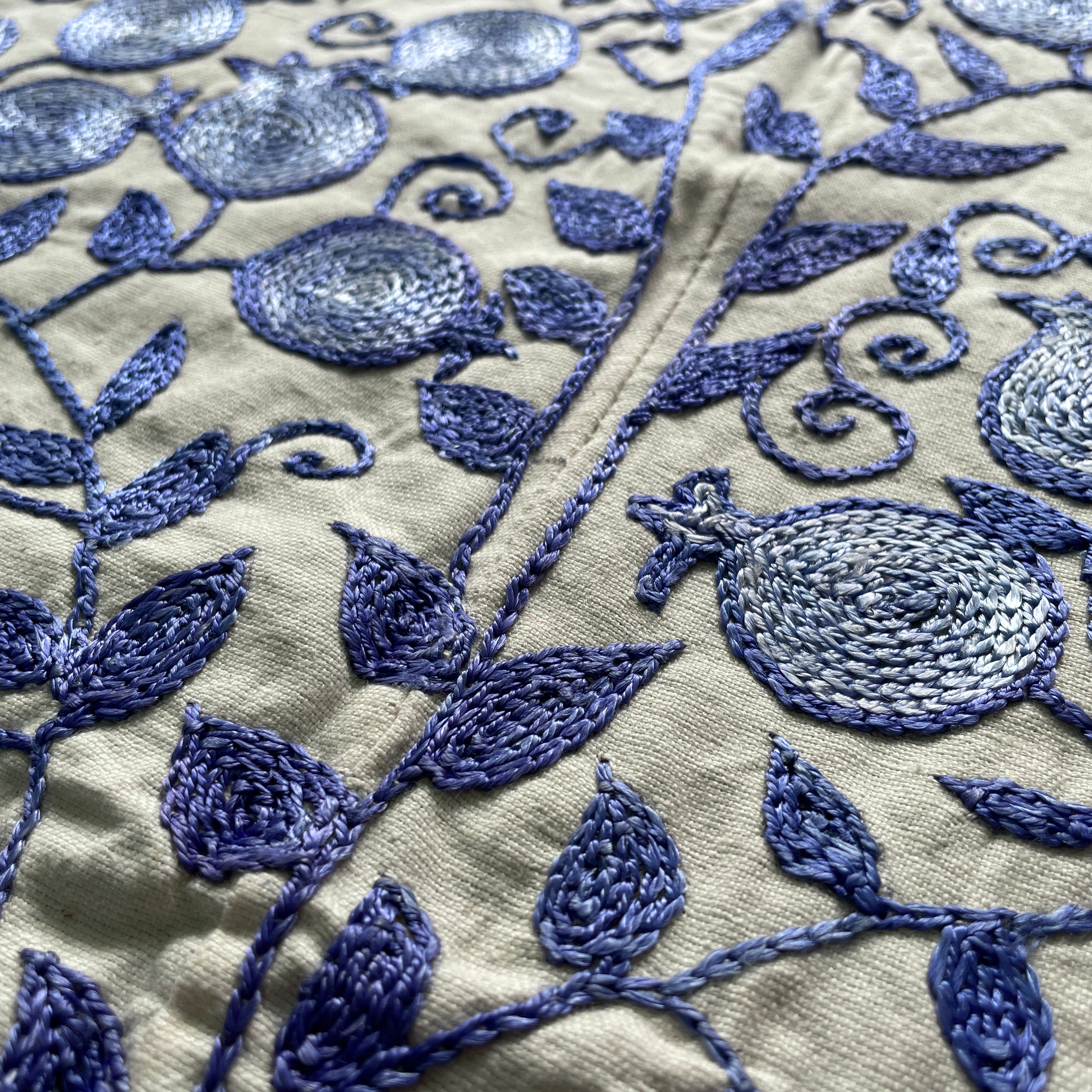 Uzbek Suzani Table Throw