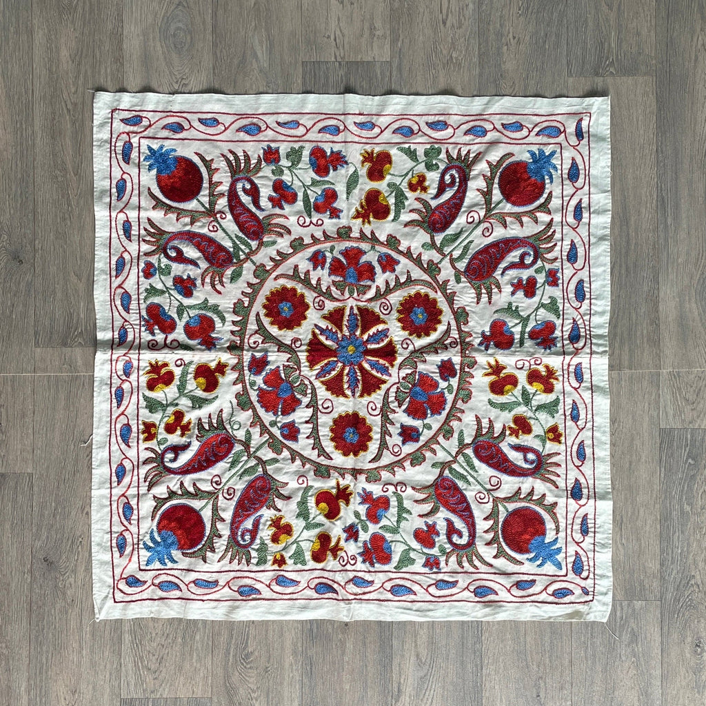 Uzbek Suzani Table Throw