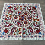 Uzbek Suzani Table Throw