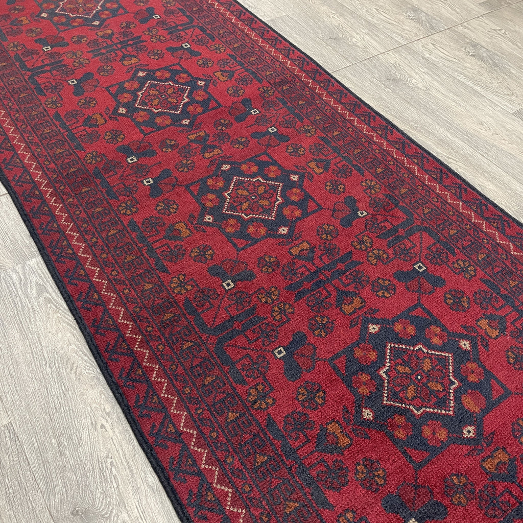 314 x 79 cm | Afghan Khal Muhammadi Runner - Khorasan Rugs
