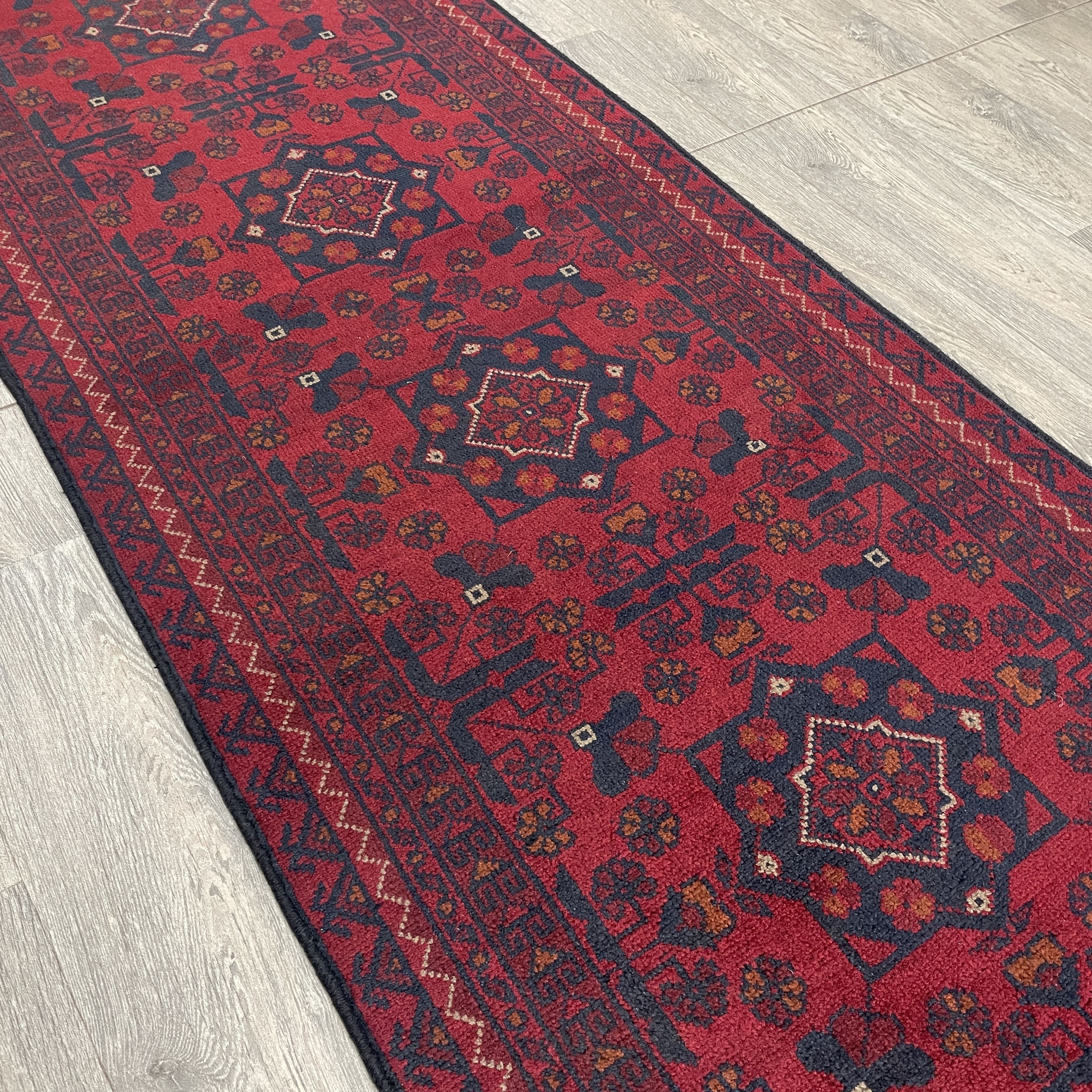 314 x 79 cm | Afghan Khal Muhammadi Runner - Khorasan Rugs