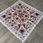 Uzbek Suzani Table Throw