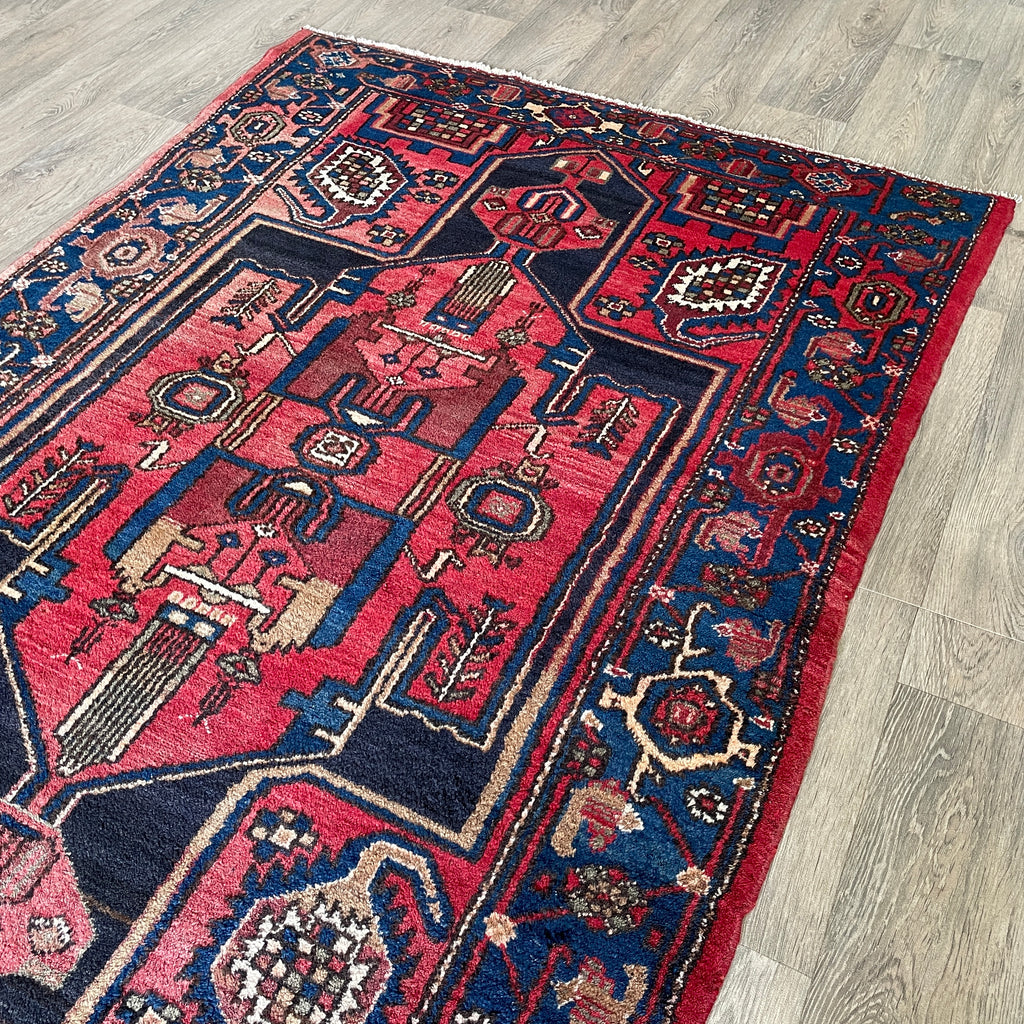 Old Persian Hamadan Rug c. 1970