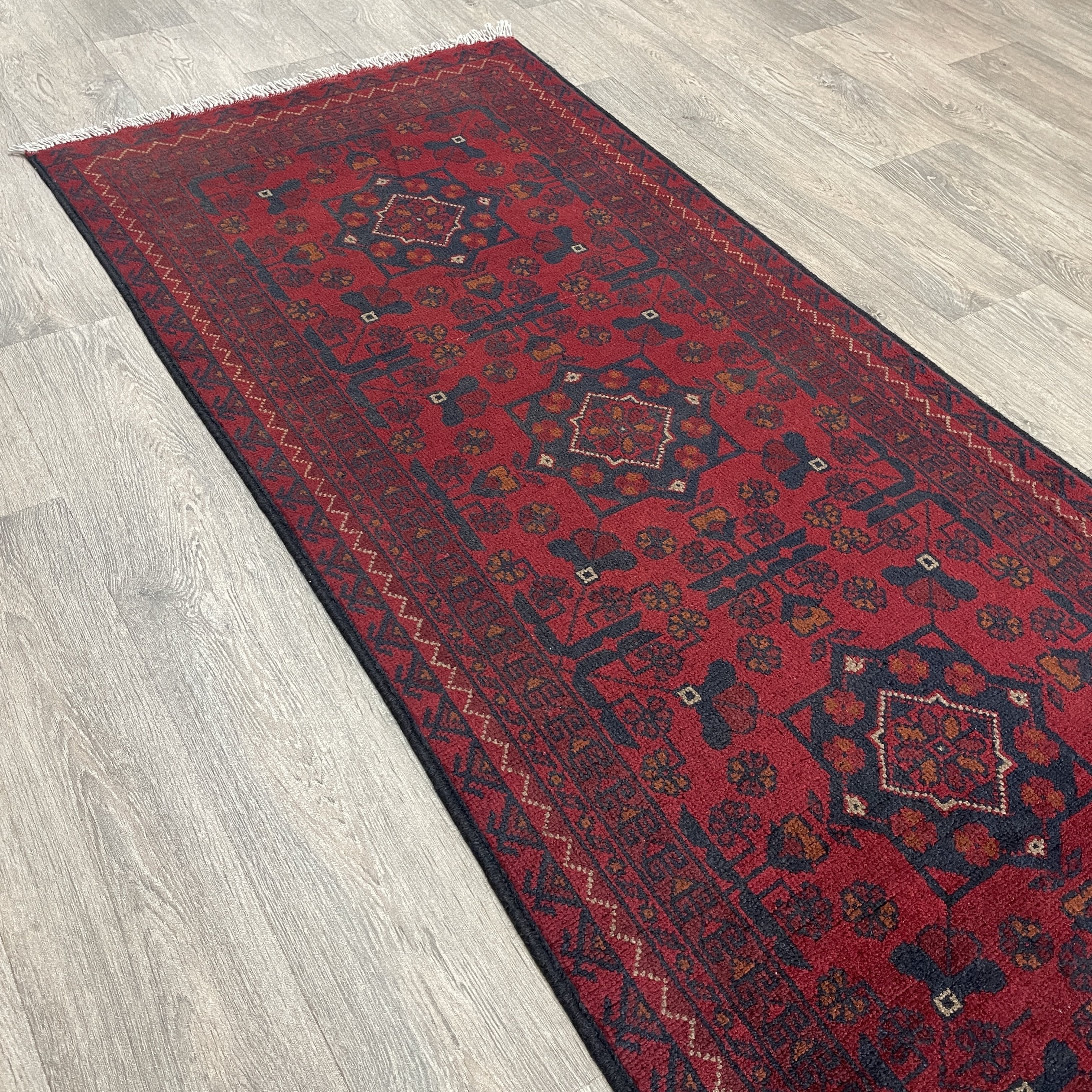 314 x 79 cm | Afghan Khal Muhammadi Runner - Khorasan Rugs