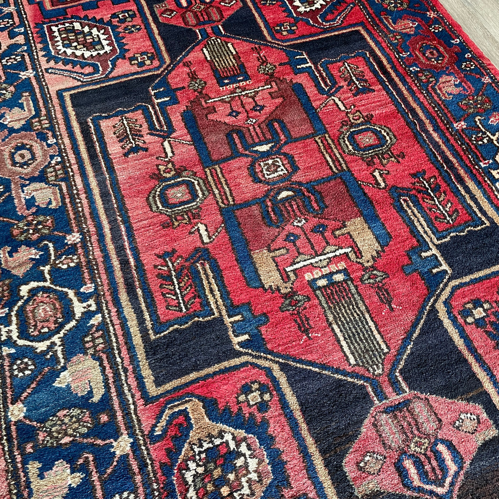 Old Persian Hamadan Rug c. 1970