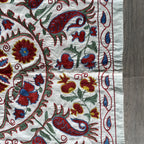 Uzbek Suzani Table Throw