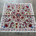Uzbek Suzani Table Throw