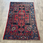 Old Persian Hamadan Rug c. 1970