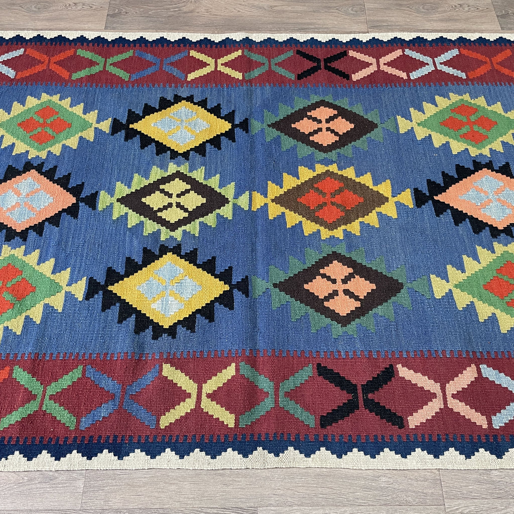 194 x 125 cm | Afghan Kilim Rug - Khorasan Rugs