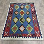 194 x 125 cm | Afghan Kilim Rug - Khorasan Rugs