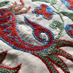 Uzbek Suzani Table Throw