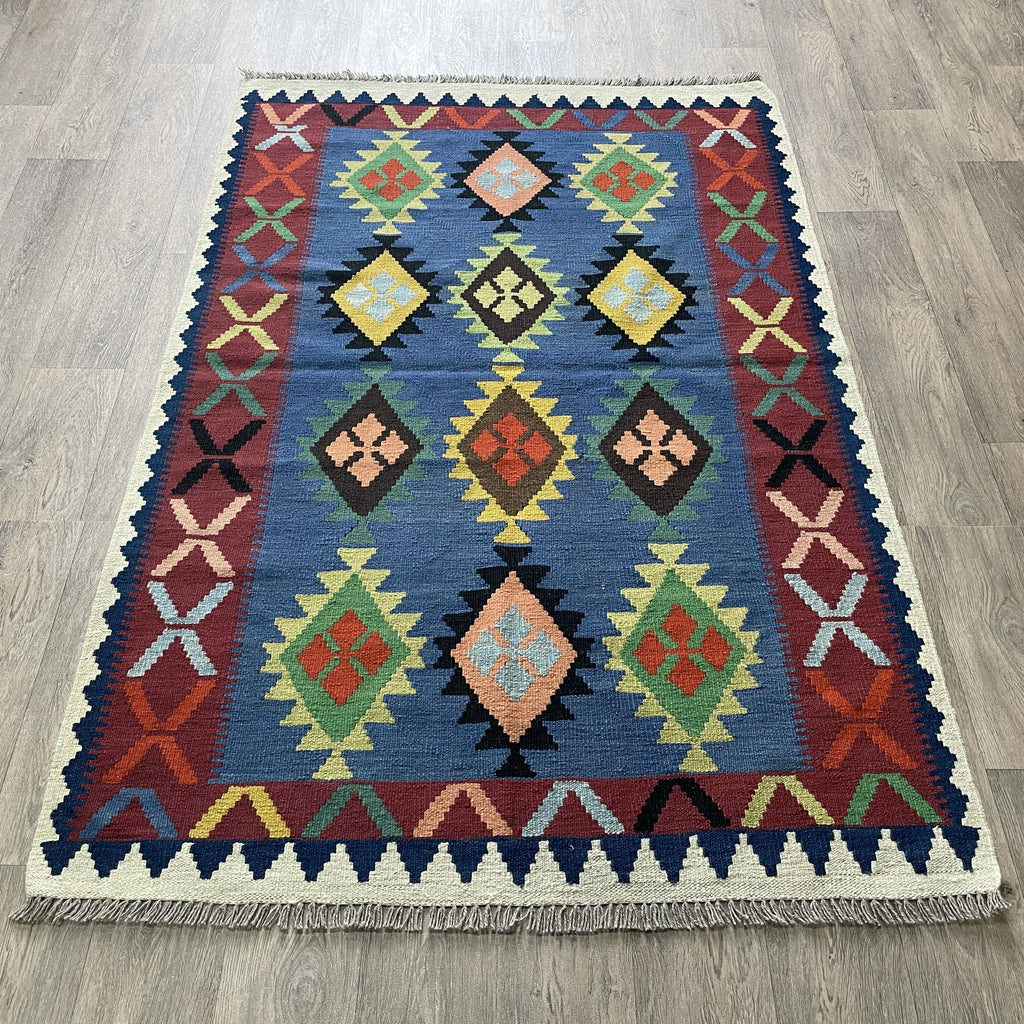 194 x 125 cm | Afghan Kilim Rug - Khorasan Rugs