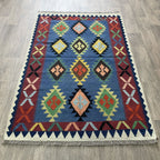 194 x 125 cm | Afghan Kilim Rug - Khorasan Rugs