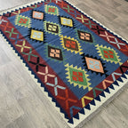 194 x 125 cm | Afghan Kilim Rug - Khorasan Rugs
