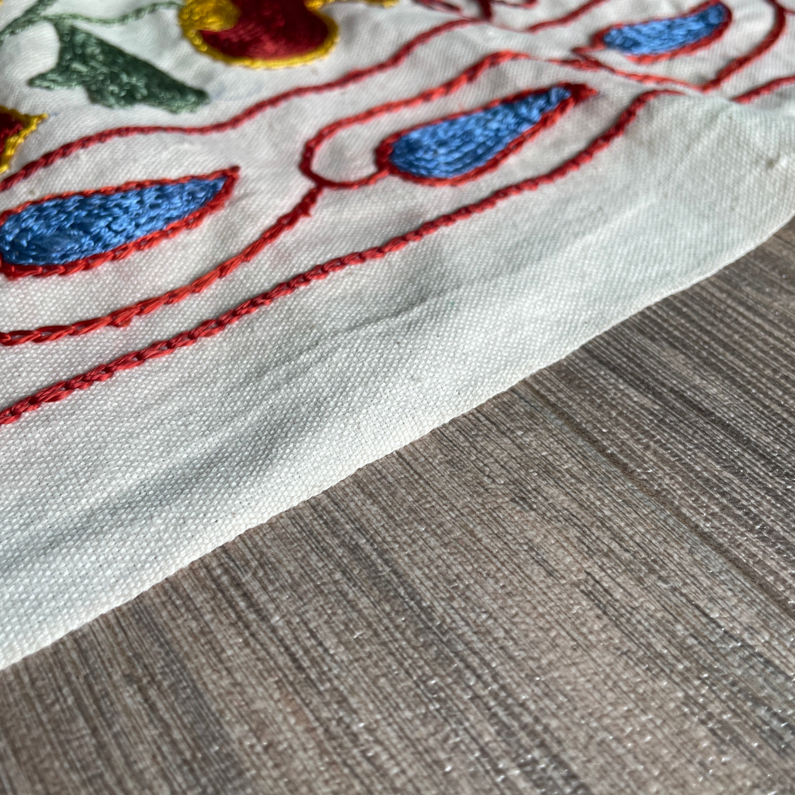 Uzbek Suzani Table Throw