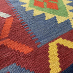 194 x 125 cm | Afghan Kilim Rug - Khorasan Rugs