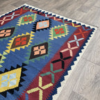 194 x 125 cm | Afghan Kilim Rug - Khorasan Rugs
