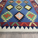 194 x 125 cm | Afghan Kilim Rug - Khorasan Rugs