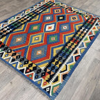 197 x 156 cm | Afghan Kilim Rug - Khorasan Rugs