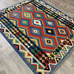 197 x 156 cm | Afghan Kilim Rug - Khorasan Rugs