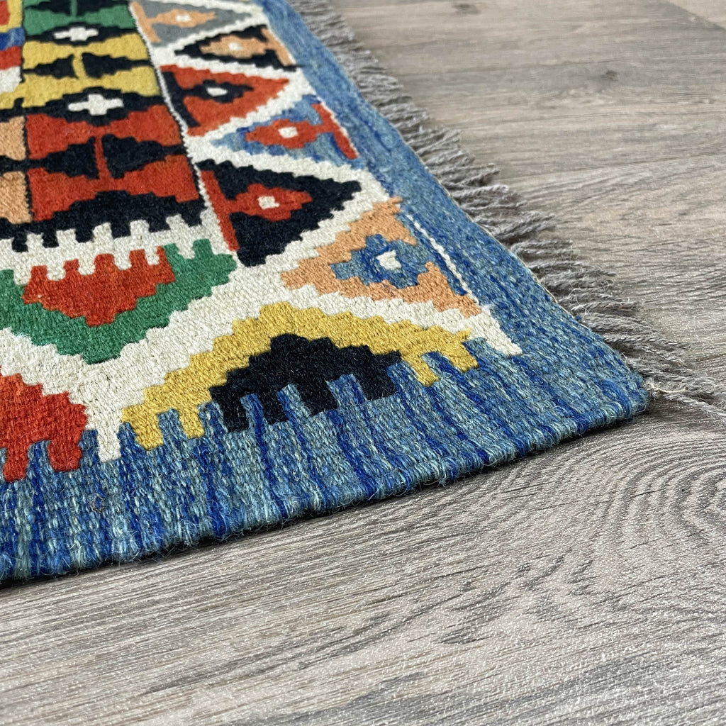 197 x 156 cm | Afghan Kilim Rug - Khorasan Rugs