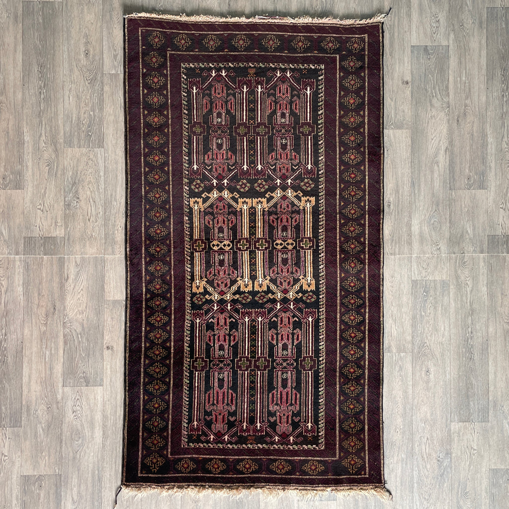 Old Afghan Baluch Rug c. 1970