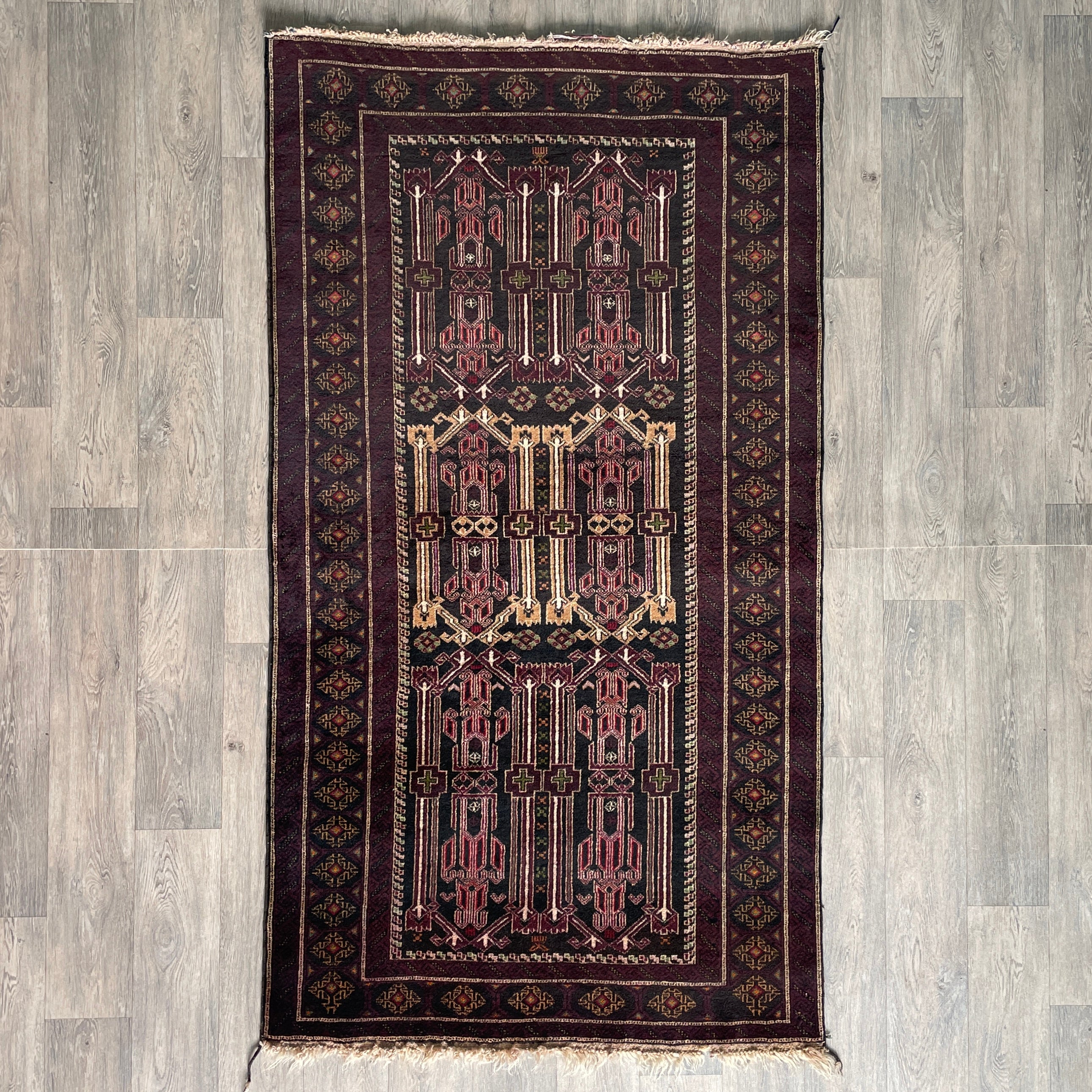 Old Afghan Baluch Rug c. 1970