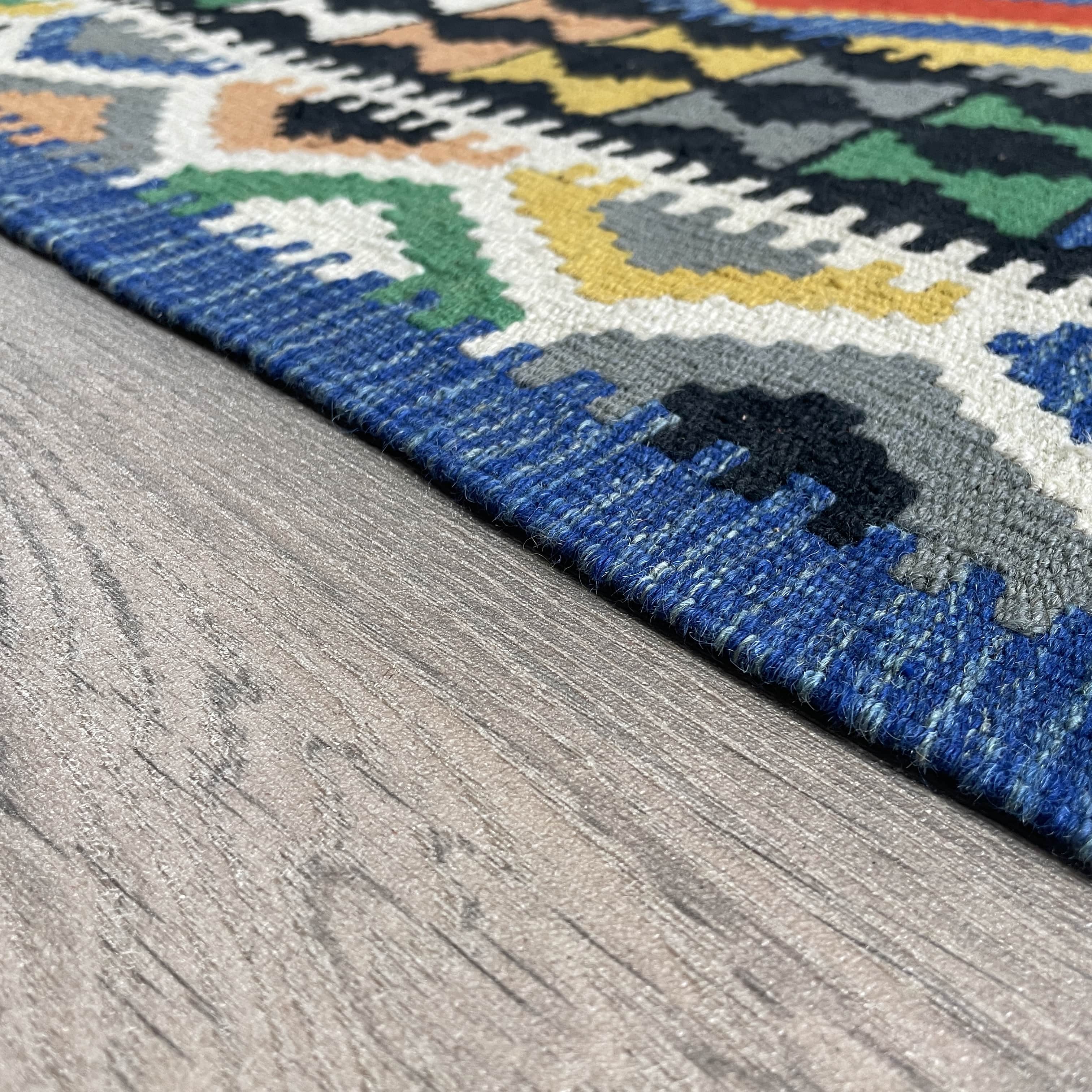 197 x 156 cm | Afghan Kilim Rug - Khorasan Rugs