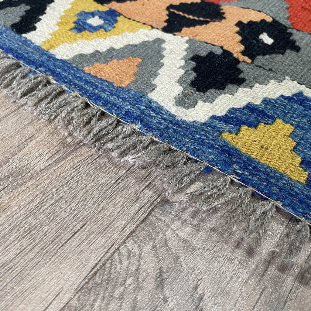 197 x 156 cm | Afghan Kilim Rug - Khorasan Rugs