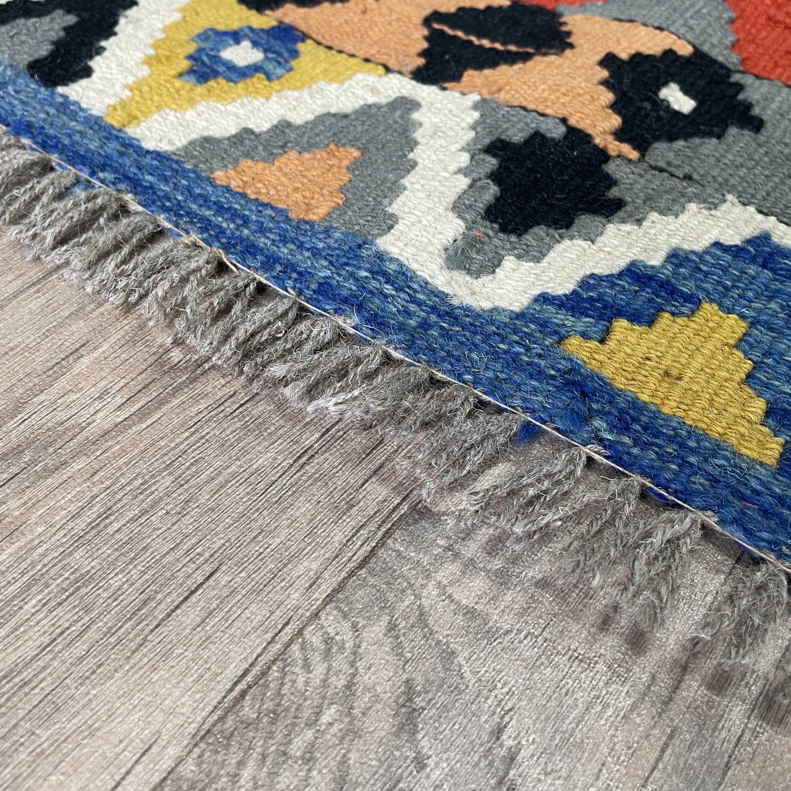 197 x 156 cm | Afghan Kilim Rug - Khorasan Rugs