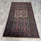 Old Afghan Baluch Rug c. 1970