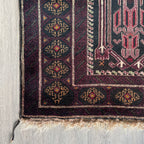 Old Afghan Baluch Rug c. 1970