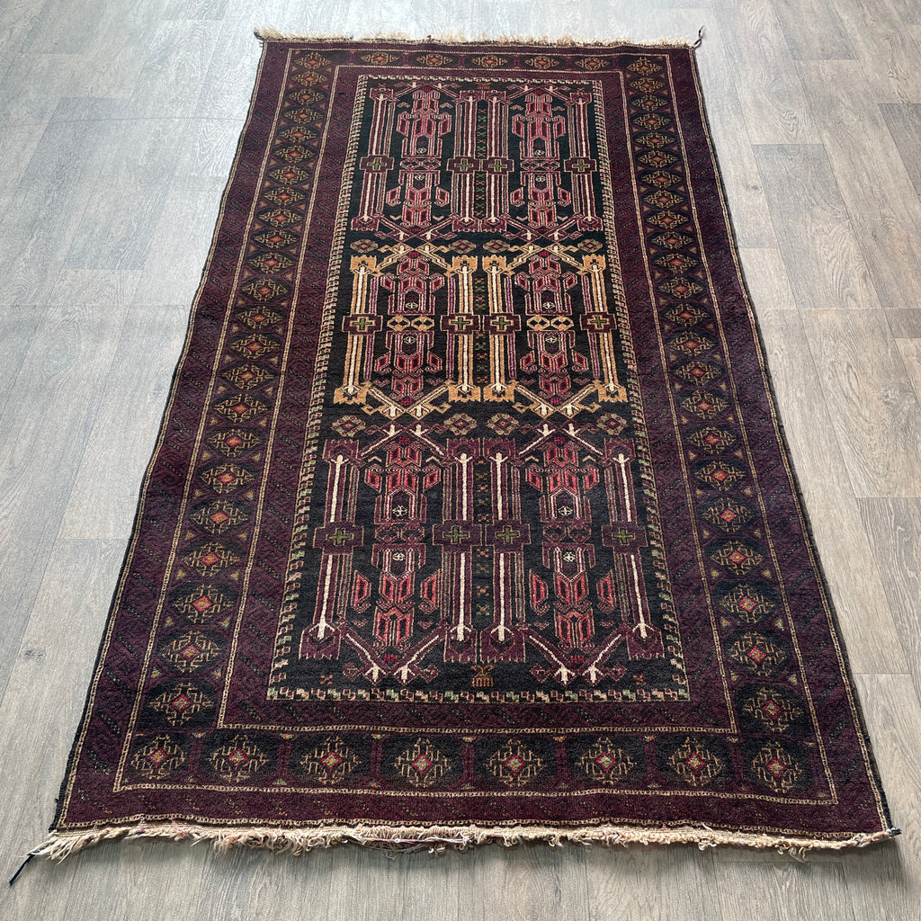 Old Afghan Baluch Rug c. 1970