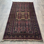 Old Afghan Baluch Rug c. 1970