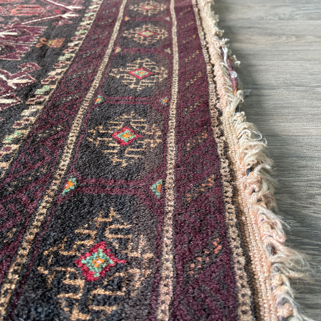 Old Afghan Baluch Rug c. 1970
