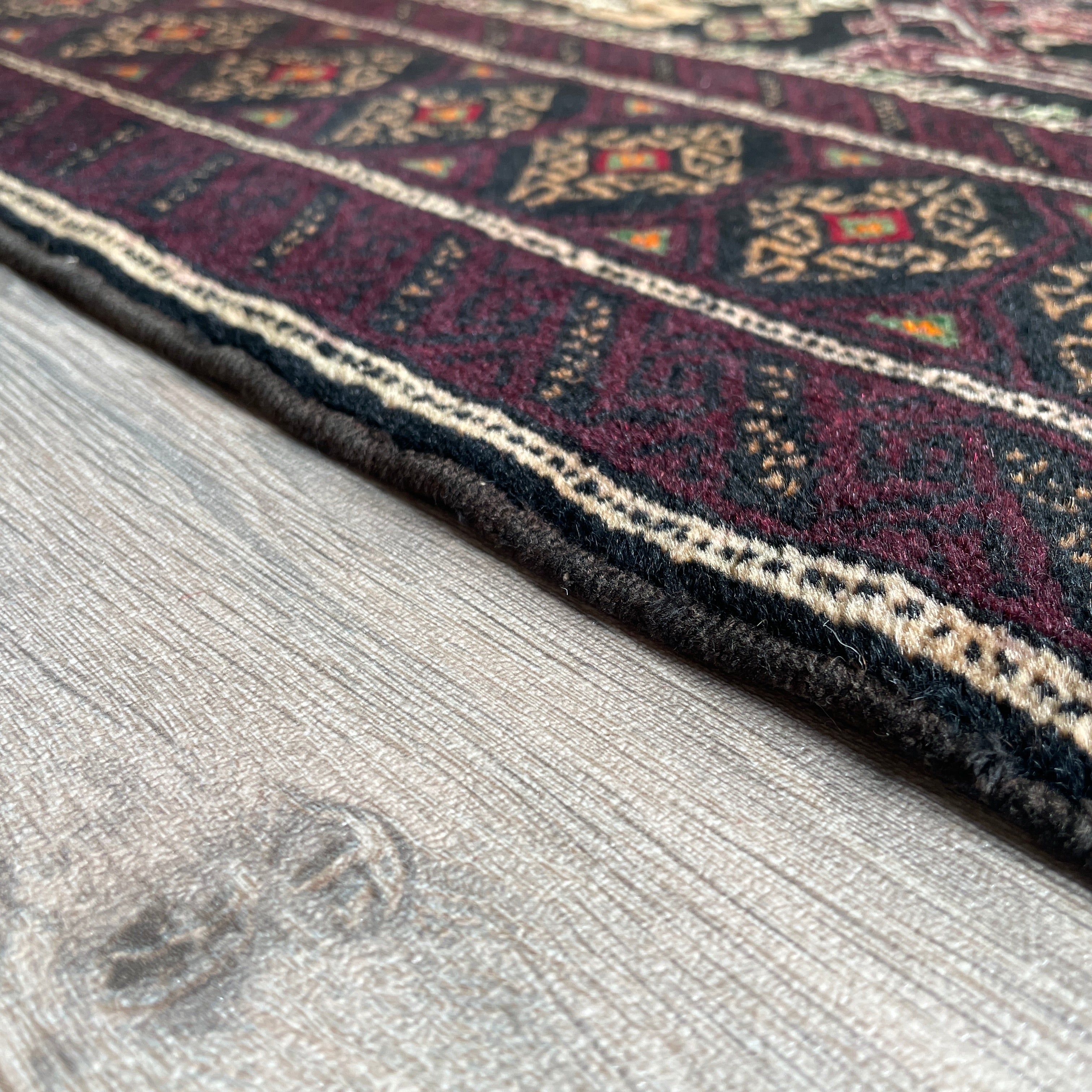 Old Afghan Baluch Rug c. 1970
