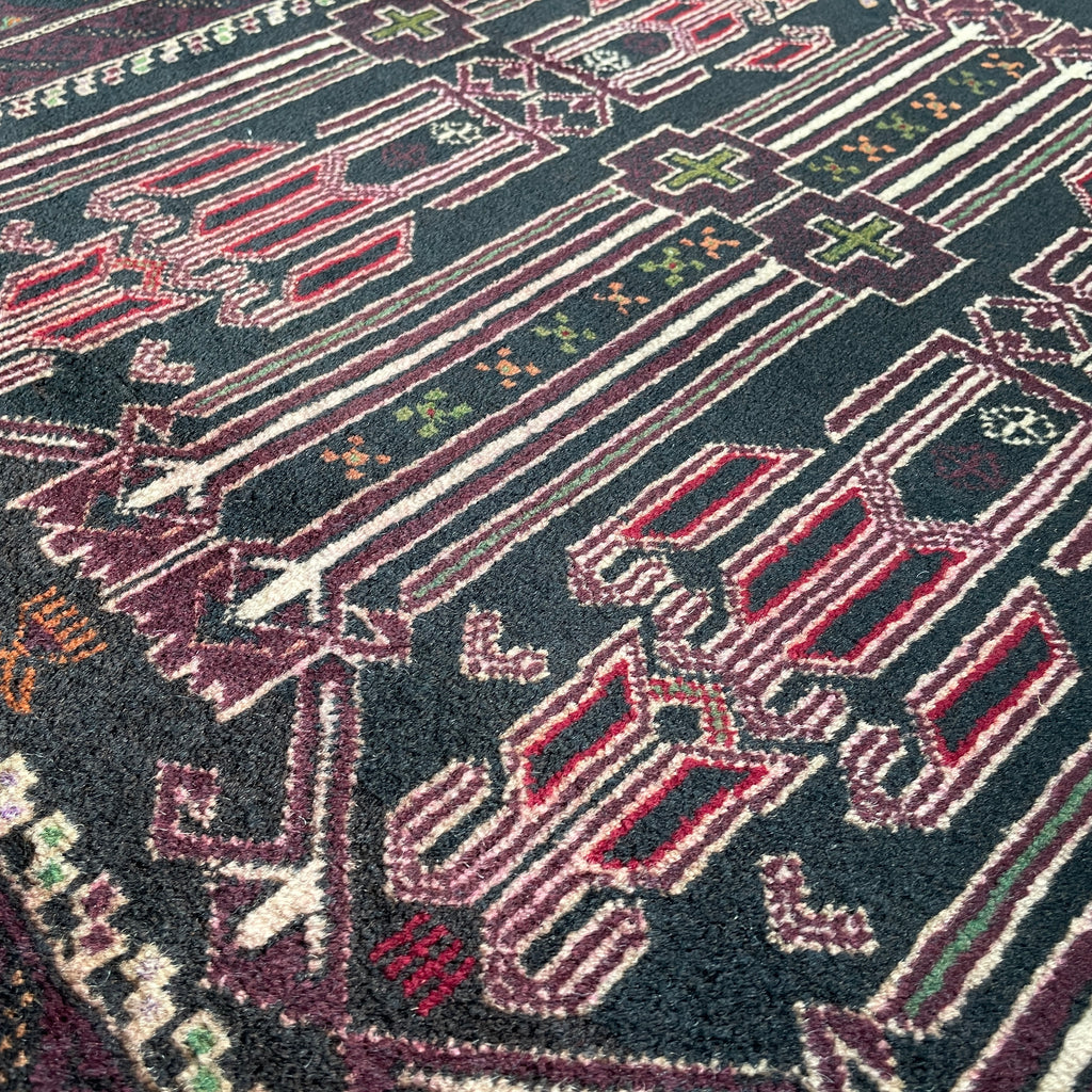 Old Afghan Baluch Rug c. 1970