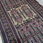 Old Afghan Baluch Rug c. 1970