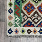 187 x 127 cm | Afghan Kilim Rug - Khorasan Rugs
