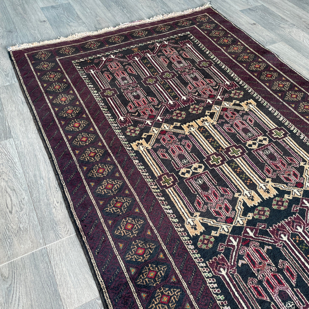 Old Afghan Baluch Rug c. 1970