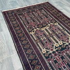 Old Afghan Baluch Rug c. 1970