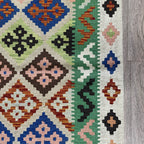 187 x 127 cm | Afghan Kilim Rug - Khorasan Rugs